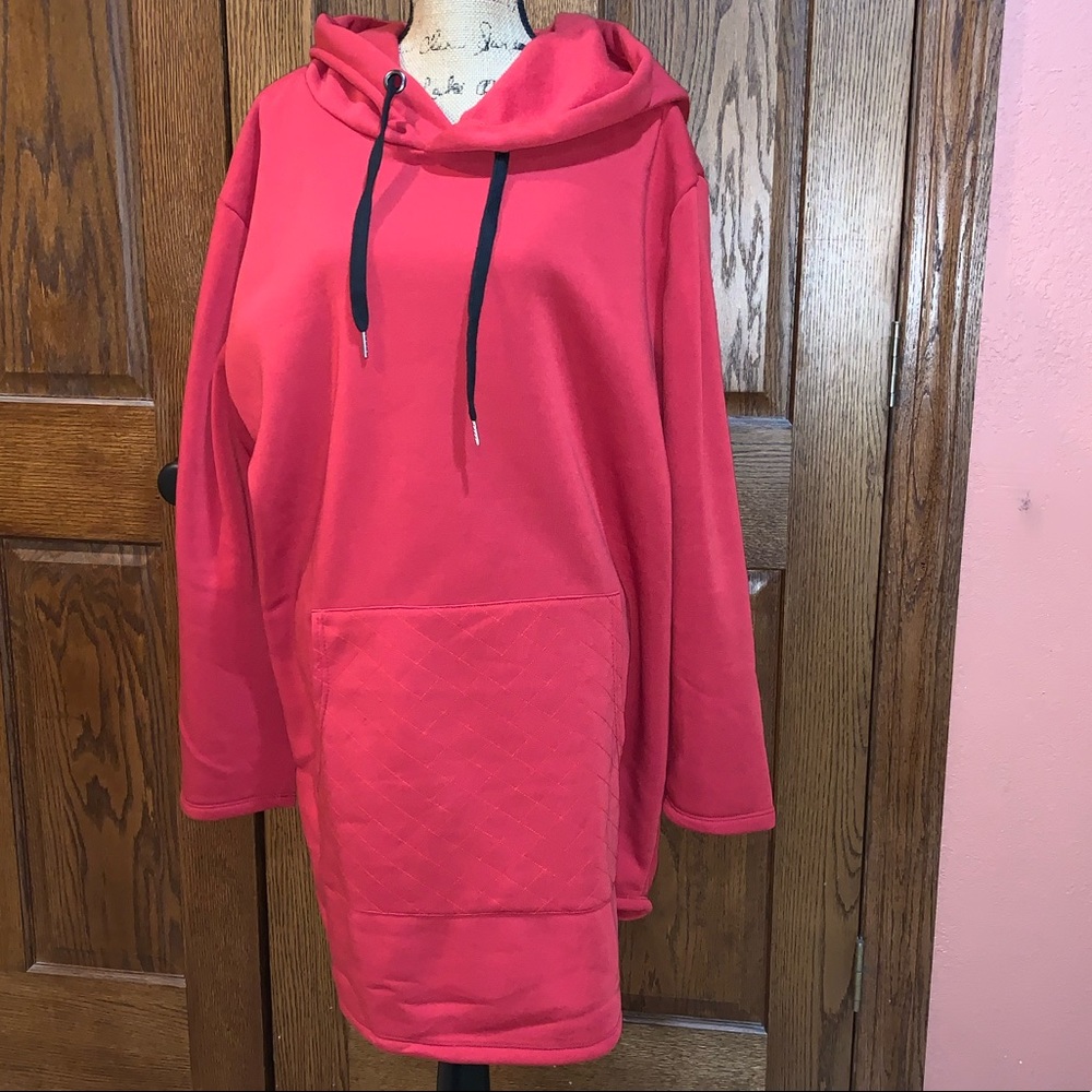 Z Avenue Hooded Sweatshirt dress